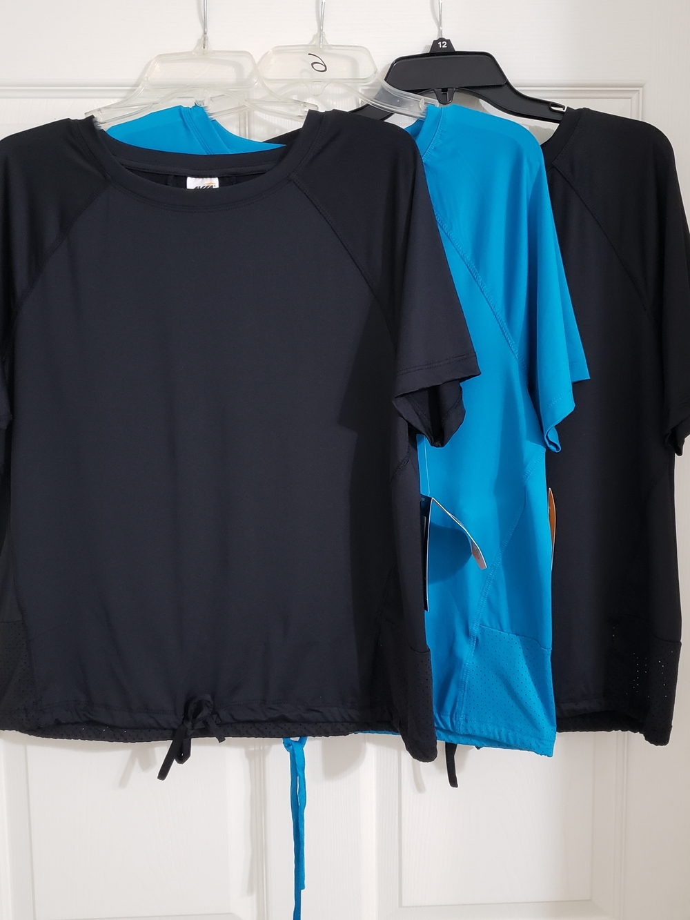 Avia Short-Sleeve Active Tee Lot Of 3 in Black and Bright Blue